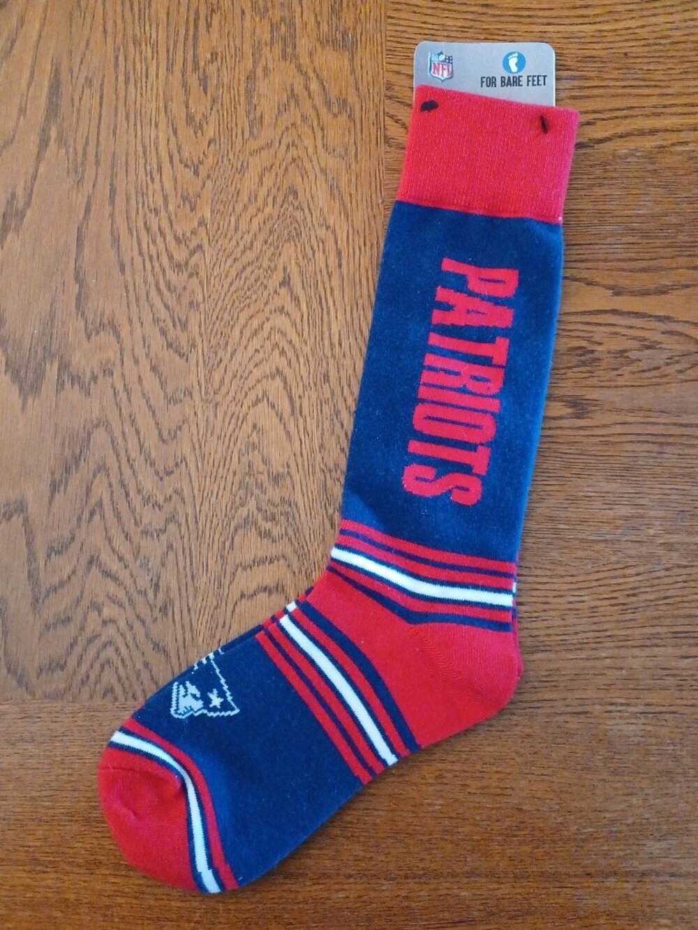 NHL For Bare Feet Patriots Socks ONFM